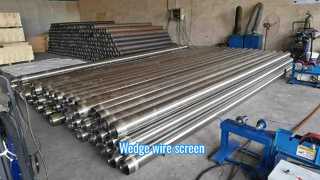 AISI 304 OD 4-1/2" เครื่องกรองบ่อน้ำสำหรับควบคุมทราย