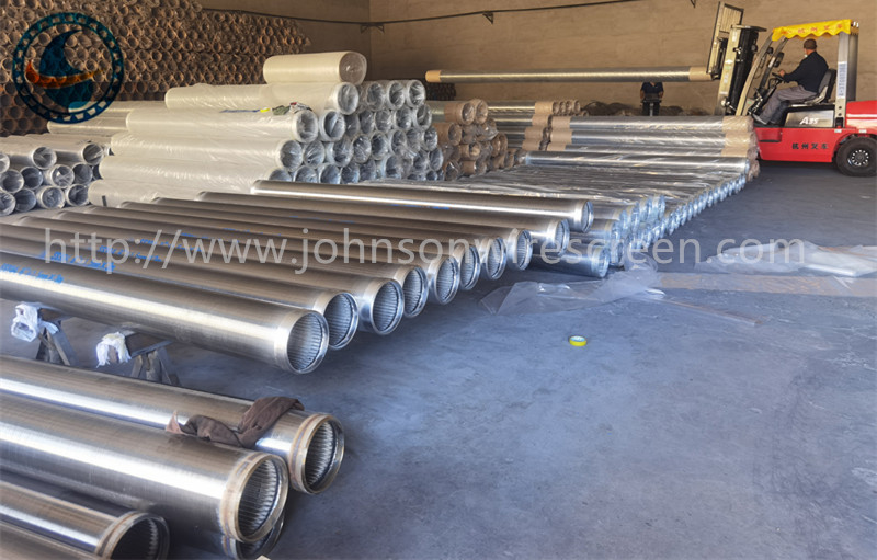 กระปุกและ SS 304 จอห์นสัน สาย Wedge สกรีนกรองน้ําท่อ