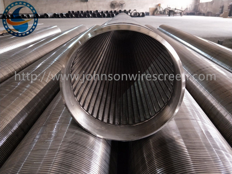 SS 304 ทนทานการกัดกร่อน Johnson Well Screen สําหรับการควบคุมทราย