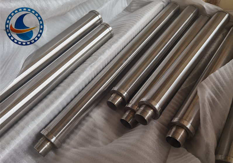 ท่อกรองตะแกรงลวดลิ่มโปรไฟล์รูปตัววี SS304