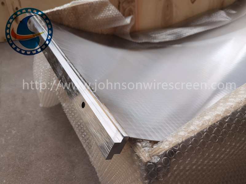 ตัวกรองตะแกรงโค้งลวดลิ่ม SS316L สำหรับบำบัดน้ำเสีย