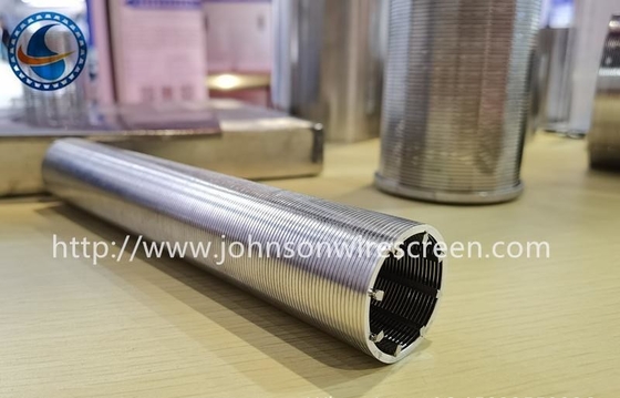ตัวกรองขนาดใหญ่ Wedge Wire Screen Tube ในอุตสาหกรรมกาแฟ