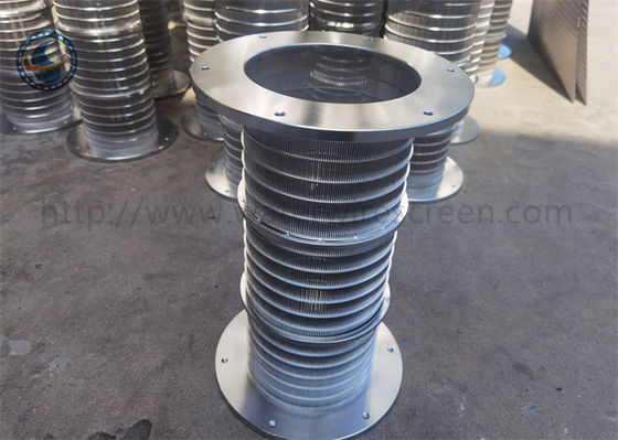Slot 20 Stainless Steel 304 Filter Screen Wedge Wire Screen Back Wash Element