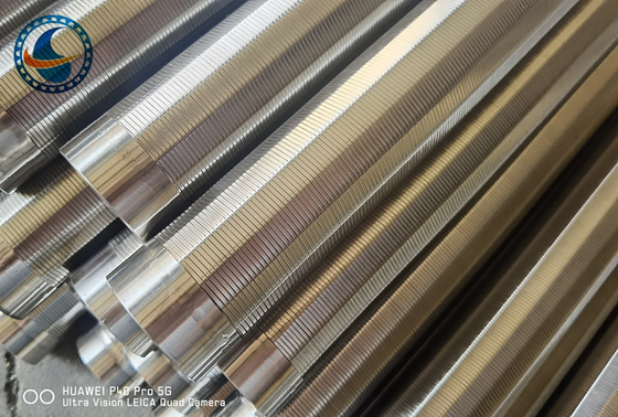 การแปรรูปอาหาร Johnson Vee สกรีนเส้นใยที่มีขนาด Mesh 1mm-100mm