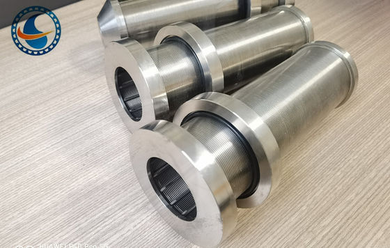 Od 60 มิลลิเมตร เครื่องกรองสกรีนเครือสาย wedge สแตนเลสทนทาน 316l