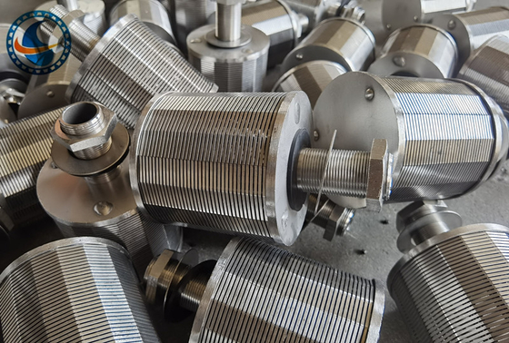 สกรีนสายสับ 304 สแตนเลส Nozzles เครื่องกรอง OD 53mm