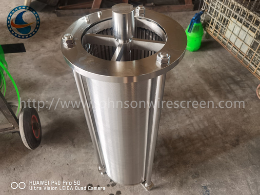 การปรับปรุงการกรอง V Wire Screen Filter ด้วยสล็อตแม่นยํา 100 ไมครอน