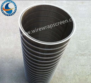 กลองโรตารี่ที่ทนทานสำหรับการบำบัดน้ำเสีย 0.05mm-50mm Slot