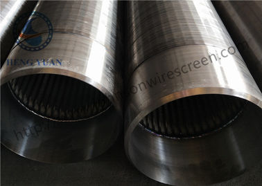 304 เกรด Johnson Wire หน้าจอลิ่มลวดตะแกรงกรองความต้านทานการกัดกร่อนสูง