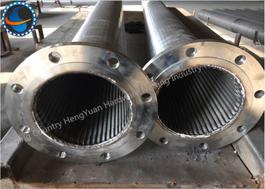 หน้าจอการกรองน้ำ Johnson Wedge Wire ทำความสะอาดง่ายทนต่อการขัดถู