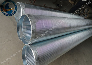 ความแข็งแรงทางกล Johnson Wedge Wire Screen แรงดันตกต่ำความยาว 10-3000 มม.