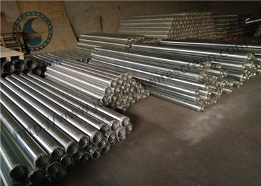 หน้าจอจอห์นสันที่ผ่านการรับรอง ISO9000 วัสดุเหล็กชุบสังกะสีคาร์บอนต่ำ