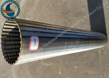 หน้าจอลวดลิ่ม Johnson Slotted 0.2 มม. ทนต่อสารเคมี / ความร้อน