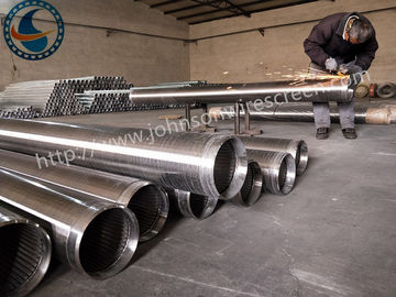 ประหยัดพลังงาน Vee Wire Wrapped Screen หน้าจอทรงกระบอกสำหรับการควบคุมทราย