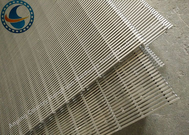 Flat Johnson Type Wedge Wire แผงหน้าจอสำหรับอุปกรณ์บำบัดน้ำ