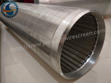 ง่ายต่อการทำความสะอาด Water Well Screen Pipe / Wire Wrap Mesh มัลติฟังก์ชั่น