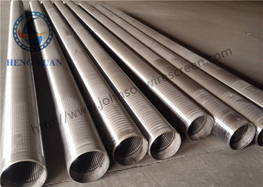 304 เกรด Johnson หน้าจอสแตนเลส Vee Wire Screen ความยาว 5800mm