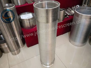 40 Slot Stainless Steel Water Well Screen โครงสร้างที่เป็นของแข็ง OEM / ODM Available