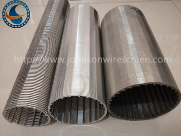 Johnson Wedge Wire Mesh Pre บรรจุหน้าจออย่างดีสำหรับระบบดูดน้ำทะเล