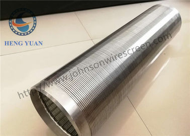 ความยาว 5.8 ม. สแตนเลสสตีล Vee Well Casing Pipe รอยหน้าจอปั๊มดี