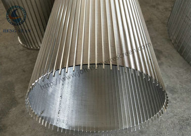 เครื่องกรองทรายโรตารีสแตนเลส 316l ดรัมกรองหน้าจอบาดแผลของจอห์นสัน