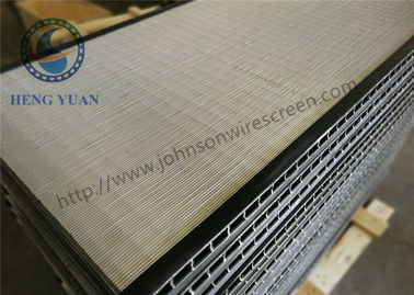 โลหะไร้สารสแตนเลส welded สาย wedge Screen Sieve Plate สําหรับเครื่องล้างถ่านหิน