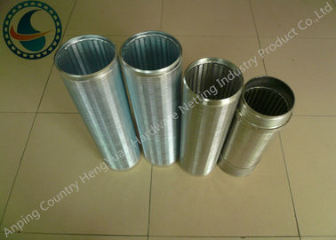 V Wire Wounds หน้าจอลิ่มลวดตาข่ายสแตนเลส 304 วัสดุสำหรับกรองน้ำ
