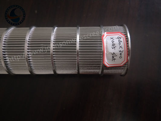 สแตนเลส 304 ลวดเชื่อมลิ่มหน้าจอ OD 40 มม. สำหรับการกรอง