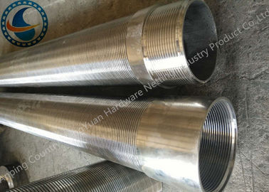 Tpi Couplings Wound 304L Wedge Wire Screen Pipe สำหรับการกรอง