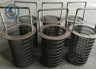 หน้าจอกลองโรตารี่ SS หน้าจอ Johnson Wedge Wire ความร้อนกระบอกกรอง Fito