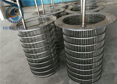 Johnson V Wire Screen Drum Wedge Wire ตะแกรงกรอง ISO9000 ได้รับการอนุมัติ