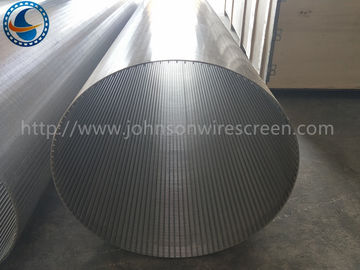 หน้าจอกลองล้างกลับอัตโนมัติ OD 600 MM Wire Wrap Screen Mesh
