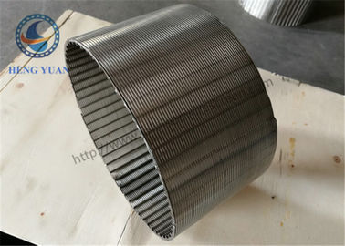 Wire Wrap Wound Johnson หน้าจอสแตนเลสอย่างดีสำหรับบ่อน้ำ