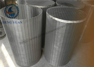 304 SS Johnson Wedge Wire หน้าจอน้ำบาดาล Wells V Shape สำหรับ Drum FILter