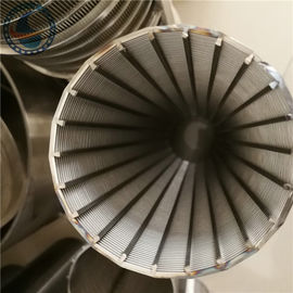 V Shaped Wire 0.75mm Slot Johnson Screen Pipe สำหรับการคัดกรอง