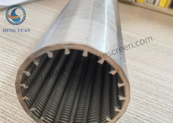 Slot 60 Johnson Wire Screen Wedge Shaped Filter Element สำหรับการคัดกรอง