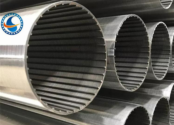 0.5mm Slot Johnson Type Wedge Wire ตัวกรองหน้าจอ Stainless Steel