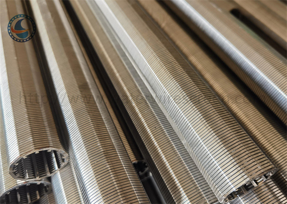 หน้าจอตัวกรองลวดลิ่มแผล 25 มม. - 1027 มม. พร้อมคะแนน 25-3200 ไมครอน