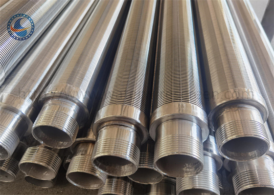 25-3200 ไมครอน Din Profile Wire ท่อจอ Johnson สำหรับโซลูชันการกรองอุตสาหกรรม